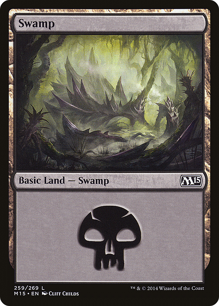 Swamp (M15-259) [Magic 2015] MTG Single Wizards of the Coast
