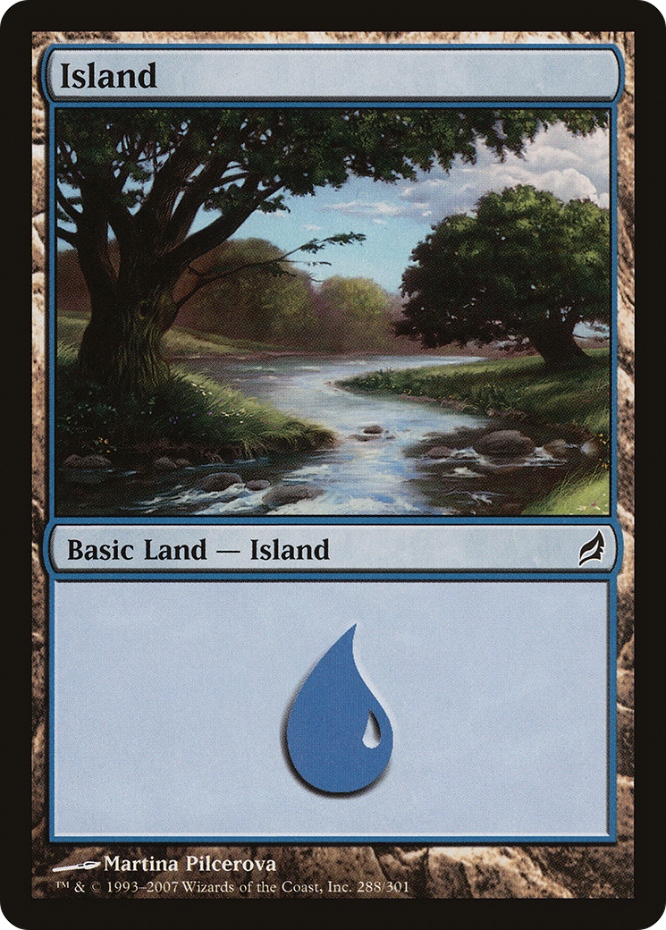 Island (LRW-288) [Lorwyn] Foil MTG Single Wizards of the Coast