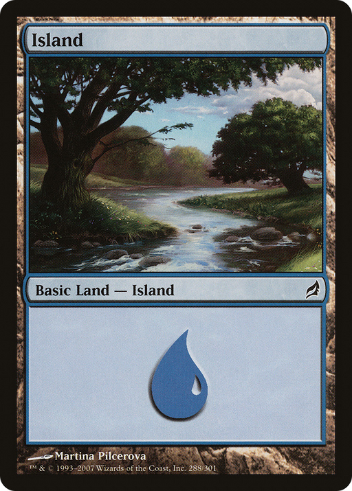 Island (LRW-288) [Lorwyn] Foil MTG Single Wizards of the Coast