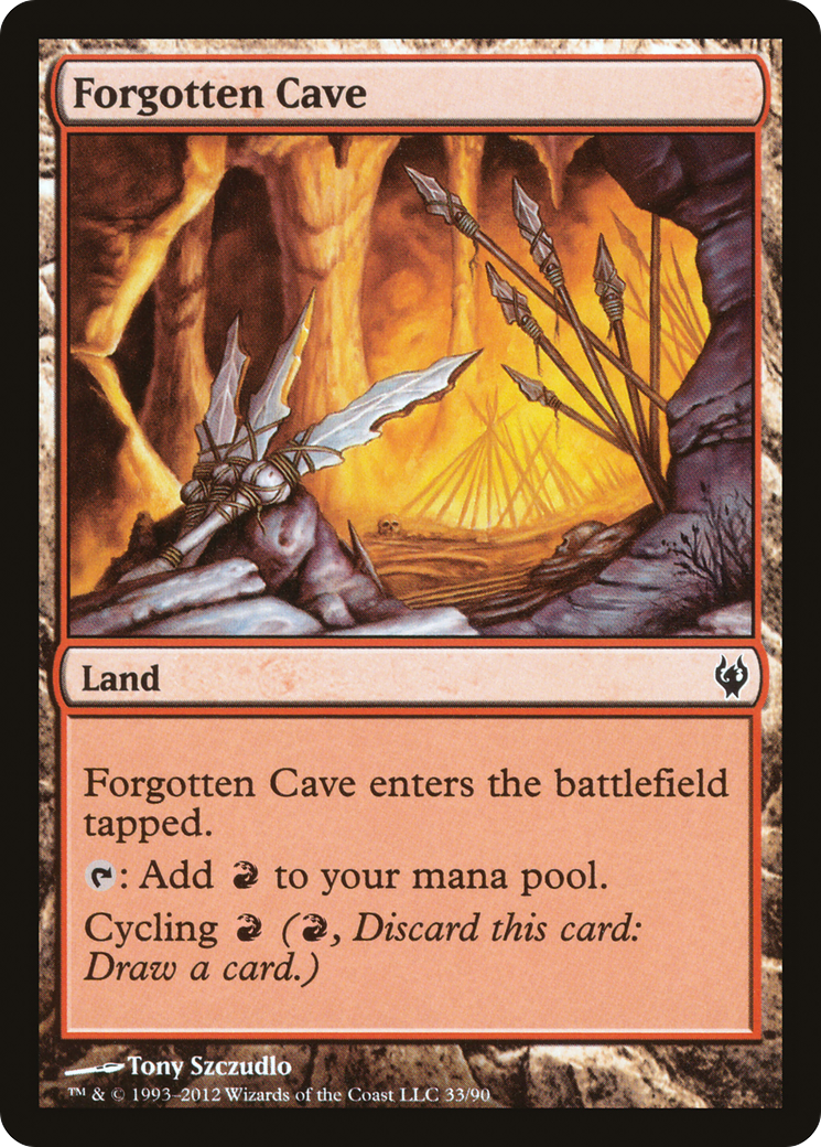 Forgotten Cave (DDJ-033) [Misc] Duel Decks: Izzet vs. Golgari MTG Single Wizards of the Coast