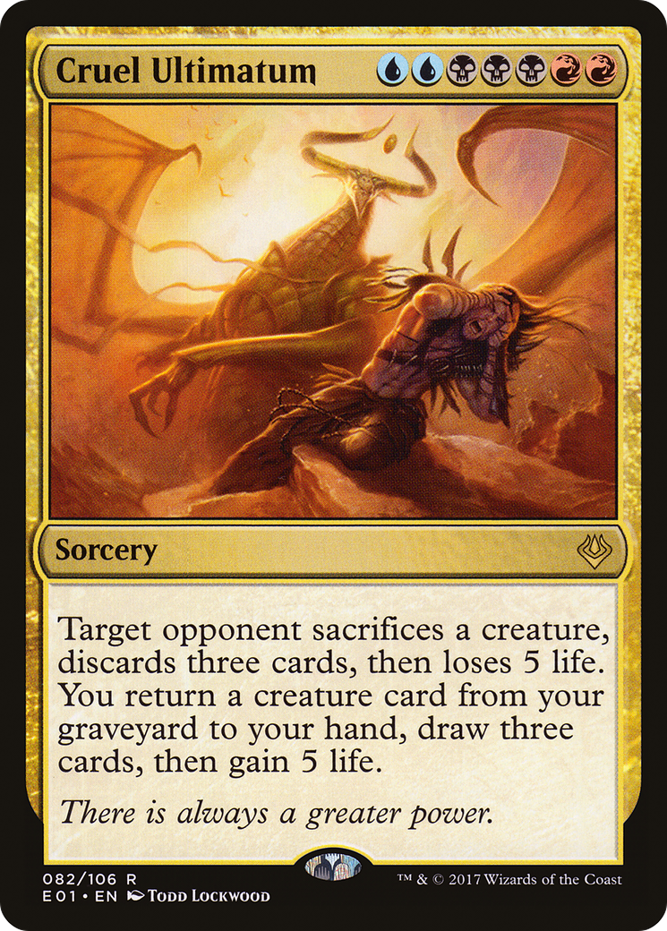 Cruel Ultimatum (AC2-082) [Misc] Archenemy: Nicol Bolas MTG Single Wizards of the Coast