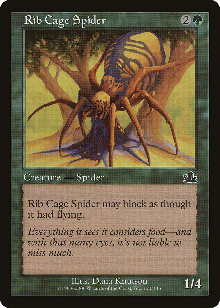 Rib Cage Spider (PCY-121) [Prophecy] MTG Single Wizards of the Coast