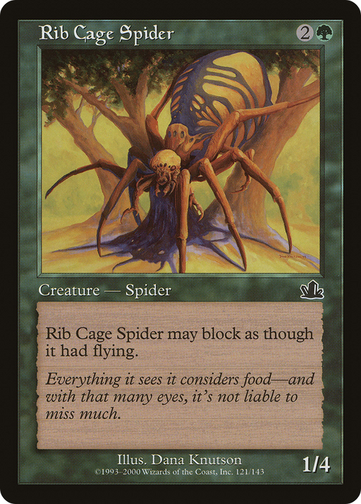 Rib Cage Spider (PCY-121) [Prophecy] MTG Single Wizards of the Coast