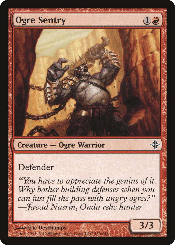 Ogre Sentry (ROE-159) [Rise of the Eldrazi] MTG Single Wizards of the Coast