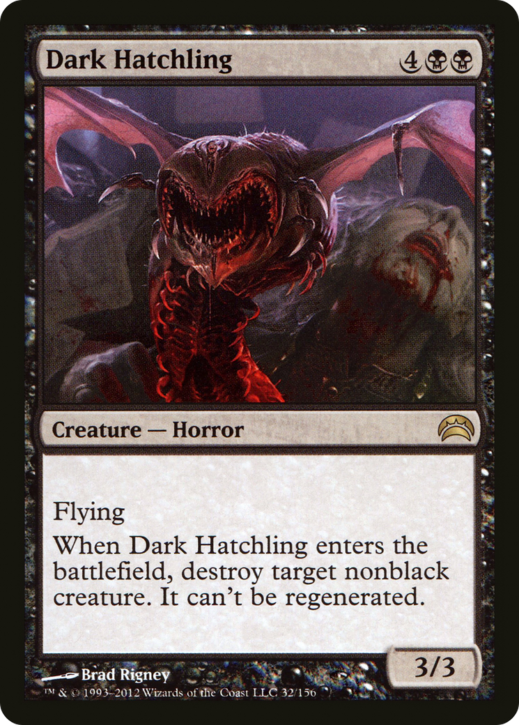 Dark Hatchling (PC2-032) [Misc] Planechase 2012 MTG Single Wizards of the Coast