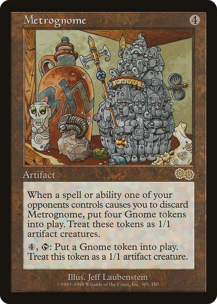Metrognome (USG-301) [Urza's Saga] MTG Single Wizards of the Coast