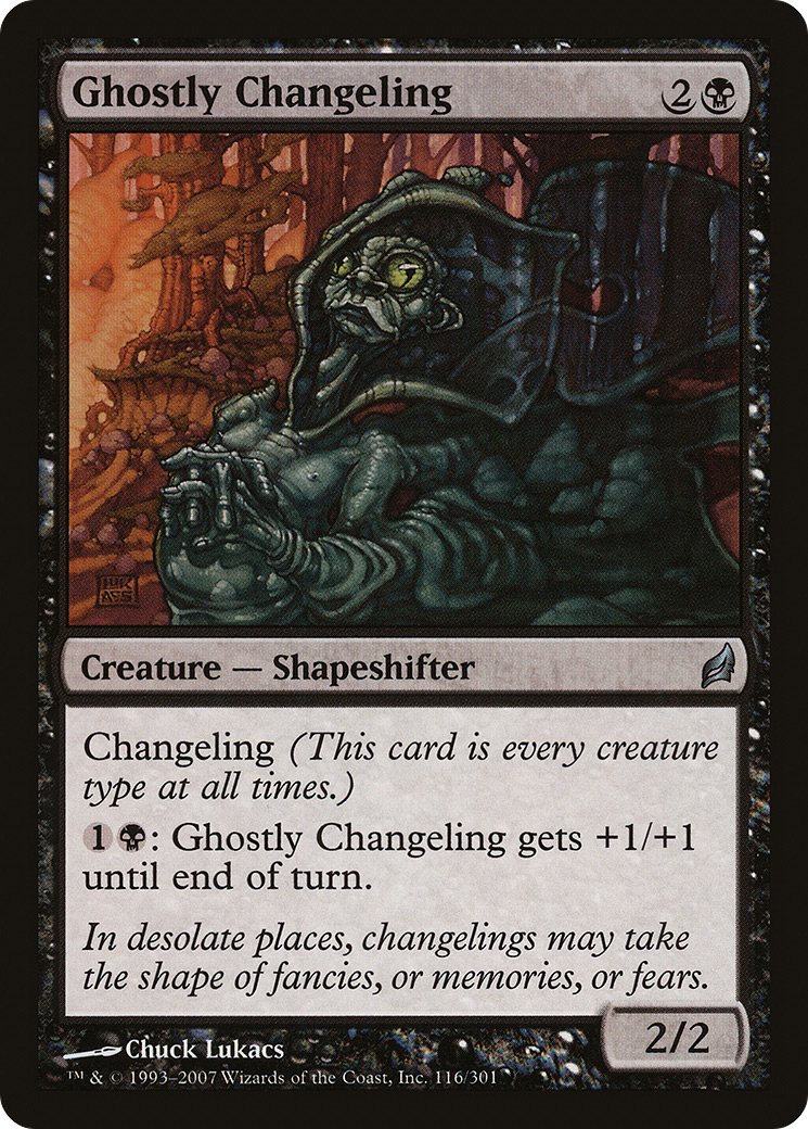 Ghostly Changeling (LRW-116) [Lorwyn] MTG Single Wizards of the Coast