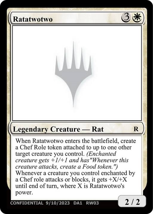 Ratatwotwo (UNK-RW03C) [Misc] Unknown Event MTG Single Wizards of the Coast