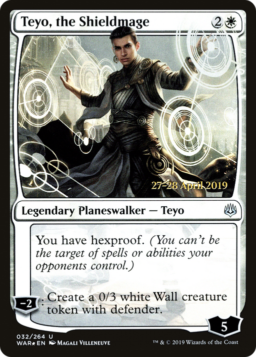 Teyo, the Shieldmage (PRE-032) [War of the Spark Promos] Foil MTG Single Wizards of the Coast