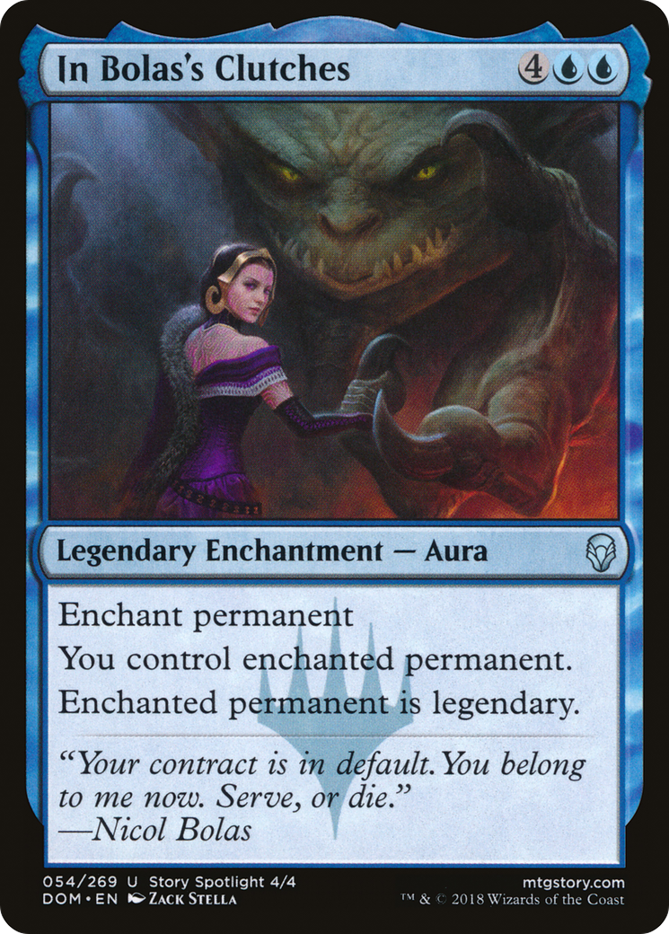 In Bolas's Clutches (DOM-054) [Dominaria] Foil MTG Single Wizards of the Coast