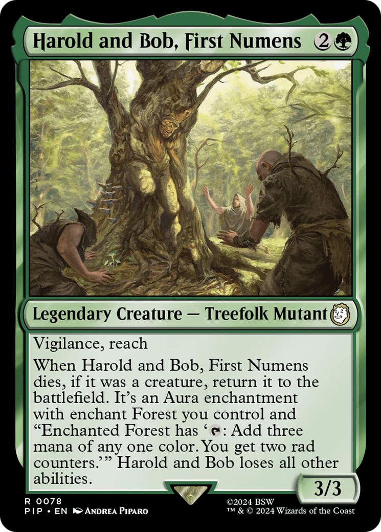 Harold and Bob, First Numens (PIP-078) [Fallout] Foil MTG Single Wizards of the Coast