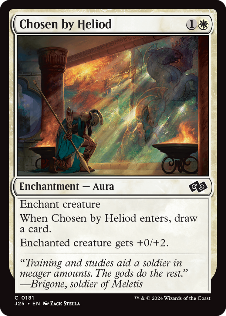 Chosen by Heliod (J25-181) [Foundations Jumpstart] MTG Single Wizards of the Coast