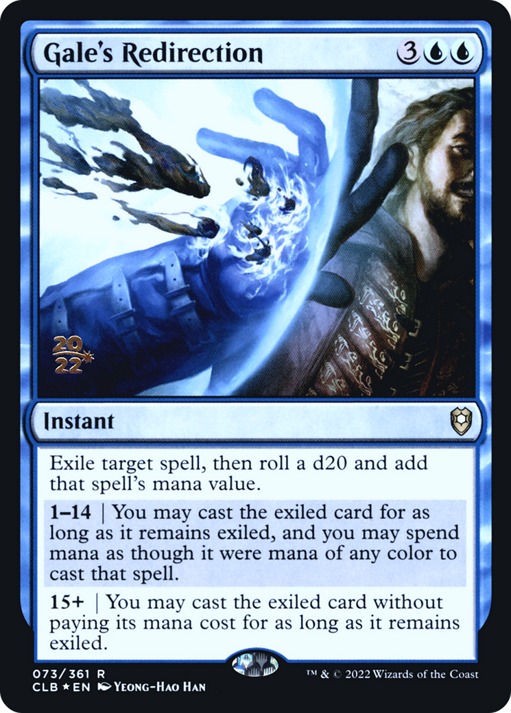 Gale's Redirection (PRE-073) [Battle for Baldur's Gate Promos] Foil MTG Single Wizards of the Coast