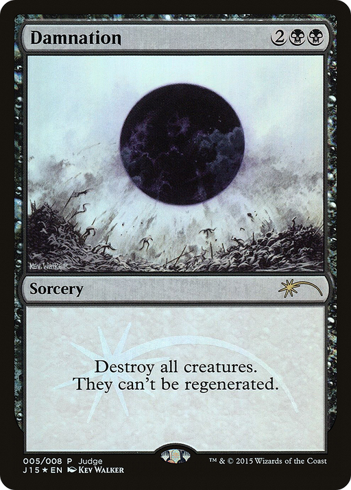Damnation (JDG-005) [Misc] Judge Gift Cards 2015 Foil MTG Single Wizards of the Coast