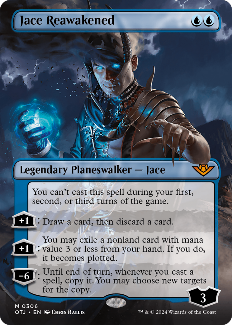 Jace Reawakened (OTJ-306) [Outlaws of Thunder Junction] (Borderless) MTG Single Wizards of the Coast