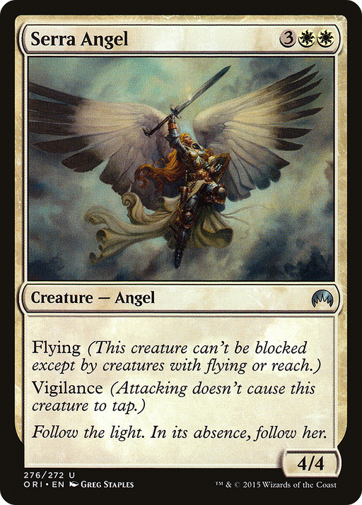 Serra Angel (ORI-276) [Magic Origins] Foil MTG Single Wizards of the Coast