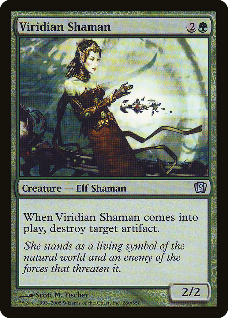 Viridian Shaman (9ED-280) [9th Edition] Foil MTG Single Wizards of the Coast