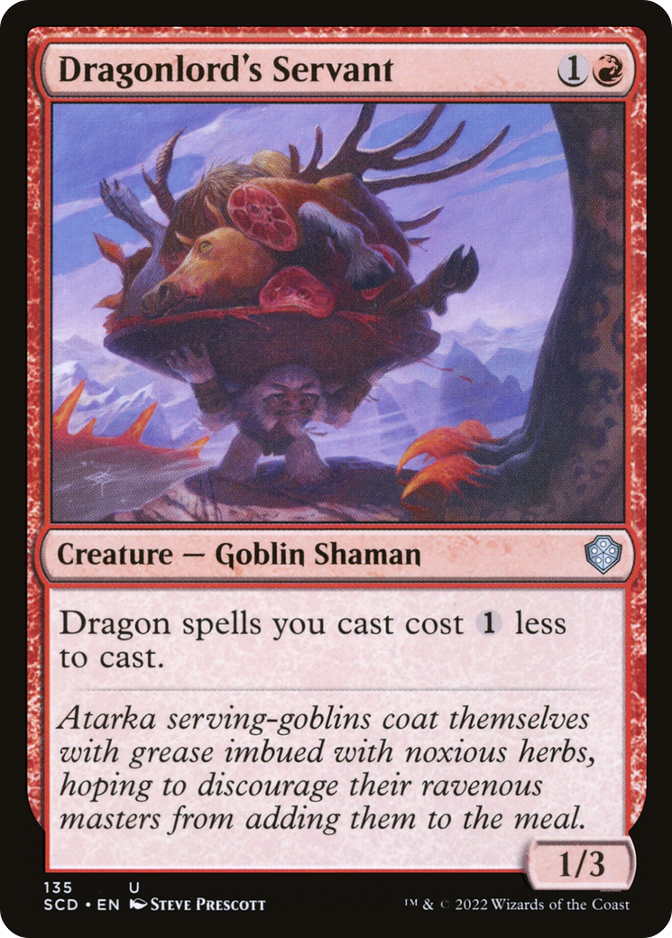 Dragonlord's Servant (SCD-135) [Starter Commander Decks] MTG Single Wizards of the Coast
