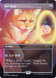 Sol Ring (1512) (SLD-1512) [Secret Lair] Drop (Borderless) Foil MTG Single Wizards of the Coast