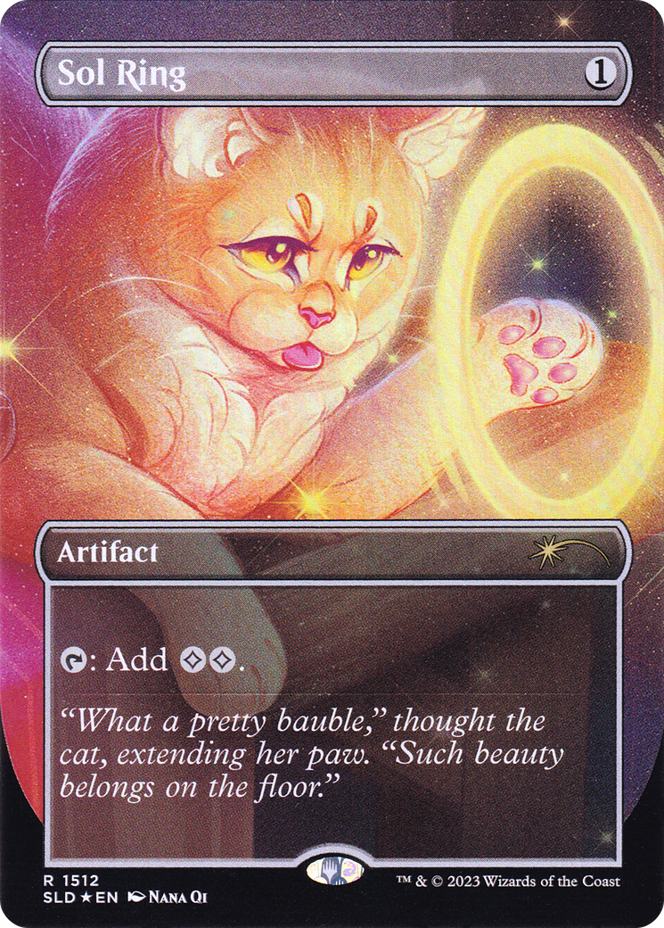 Sol Ring (1512) (SLD-1512) [Secret Lair] Drop (Borderless) Foil MTG Single Wizards of the Coast