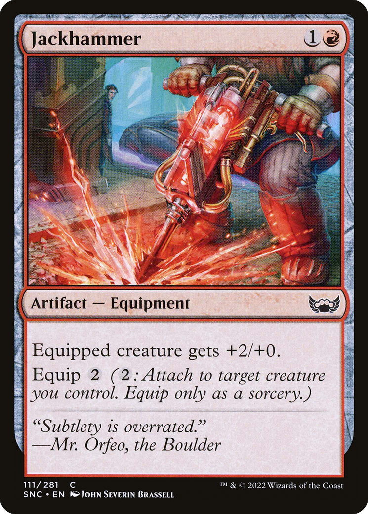 Jackhammer (SNC-111) [Streets of New Capenna] MTG Single Wizards of the Coast