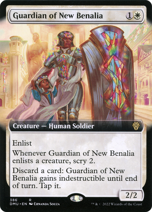Guardian of New Benalia (DMU-386) [Dominaria United] (Extended Art) MTG Single Wizards of the Coast