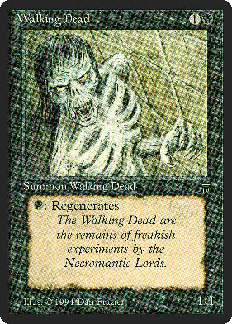 Walking Dead (LEG-126) [Oldschool] Legends MTG Single Wizards of the Coast