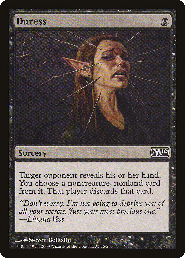 Duress (M10-096) [Magic 2010] Foil MTG Single Wizards of the Coast