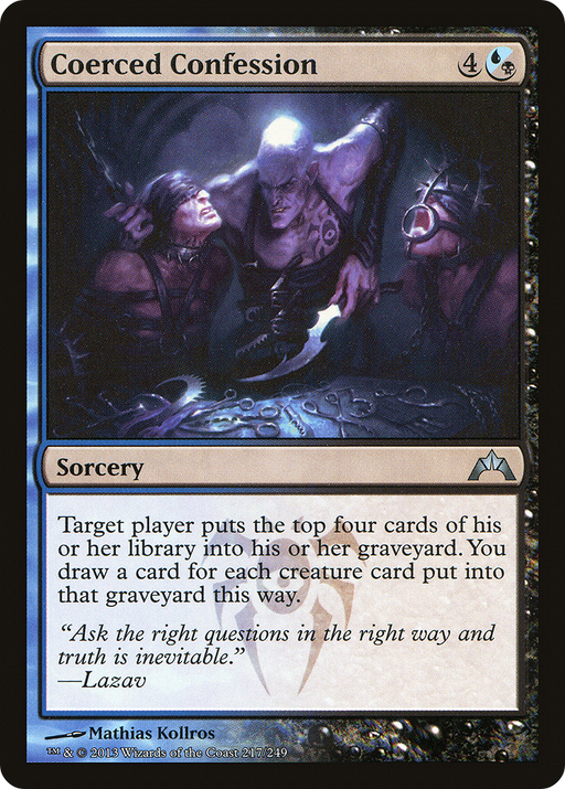 Coerced Confession (GTC-217) [Gatecrash] MTG Single Wizards of the Coast