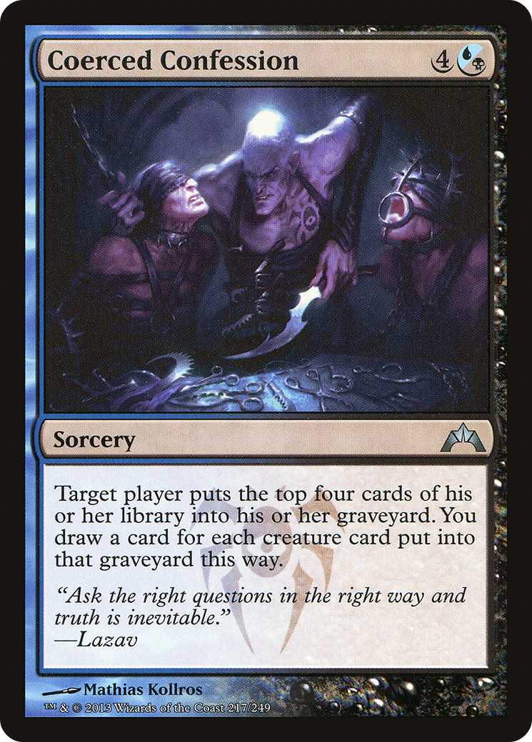 Coerced Confession (GTC-217) [Gatecrash] Foil MTG Single Wizards of the Coast