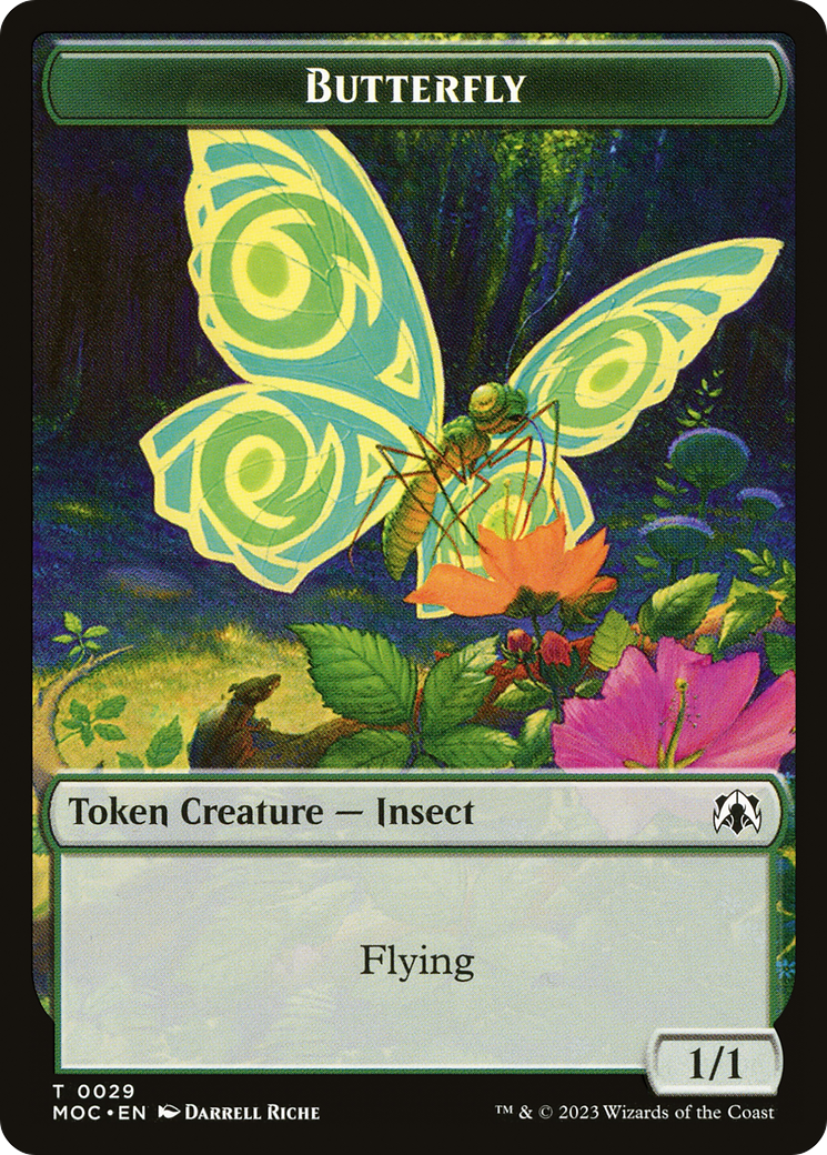 Butterfly (TMOC-029) [Tokens] March of the Machine Commander Tokens MTG Single Wizards of the Coast