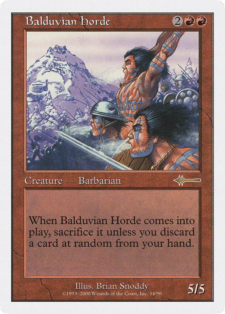 Balduvian Horde (BTD-034) [Misc] Beatdown Box Set MTG Single Wizards of the Coast