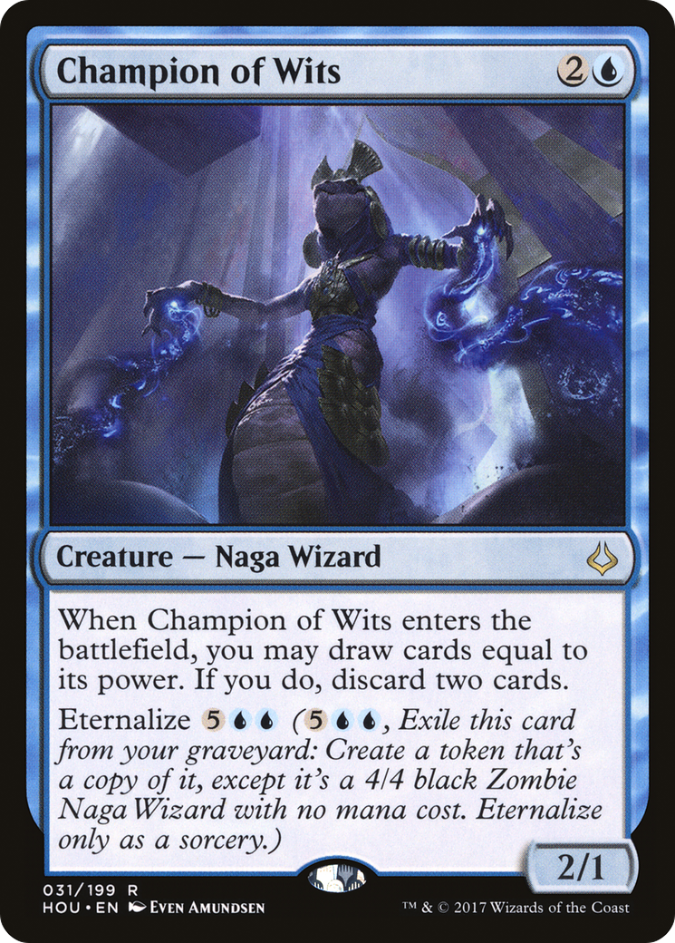 Champion of Wits (HOU-031) [Hour of Devastation] MTG Single Wizards of the Coast