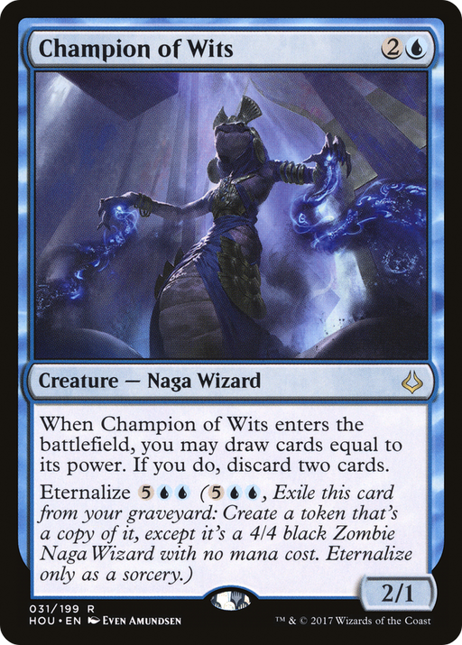 Champion of Wits (HOU-031) [Hour of Devastation] MTG Single Wizards of the Coast