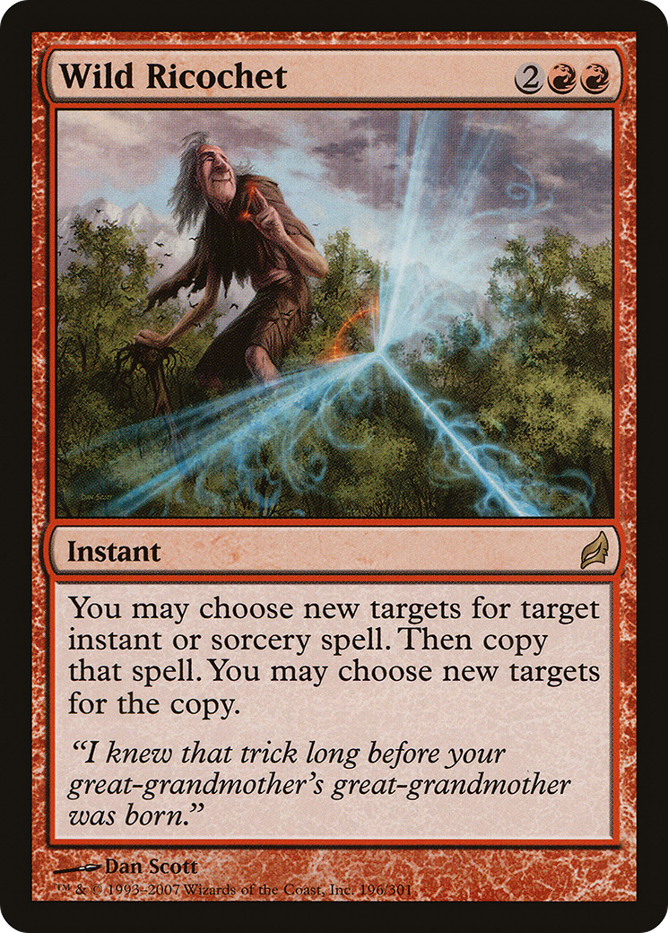 Wild Ricochet (LRW-196) [Lorwyn] MTG Single Wizards of the Coast