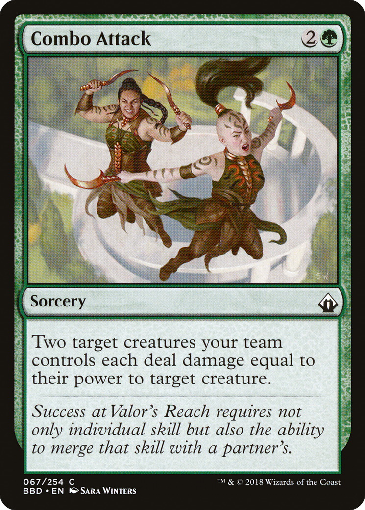 Combo Attack (BBD-067) [Battlebond] Foil MTG Single Wizards of the Coast