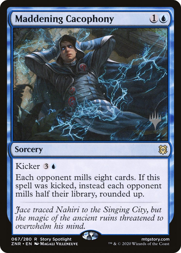 Maddening Cacophony (PPZNR-067) [Zendikar Rising Promos] MTG Single Wizards of the Coast