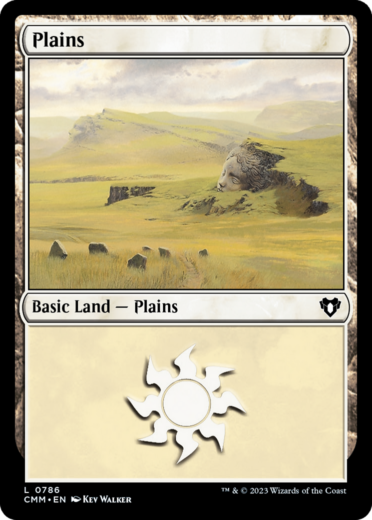 Plains (CMM-786) [Commander Masters] MTG Single Wizards of the Coast