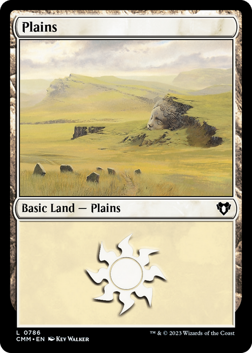 Plains (CMM-786) [Commander Masters] MTG Single Wizards of the Coast