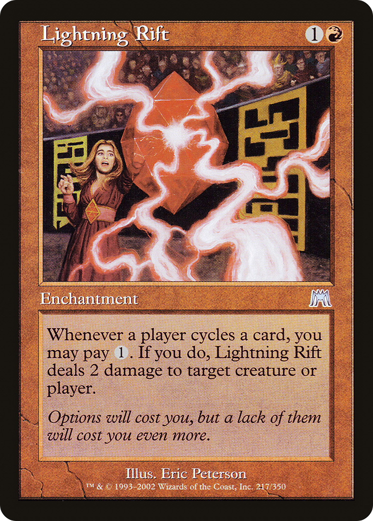 Lightning Rift (ONS-217) [Onslaught] Foil MTG Single Wizards of the Coast