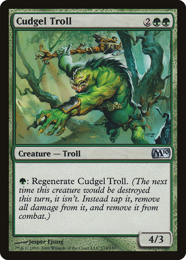 Cudgel Troll (M10-174) [Magic 2010] Foil MTG Single Wizards of the Coast