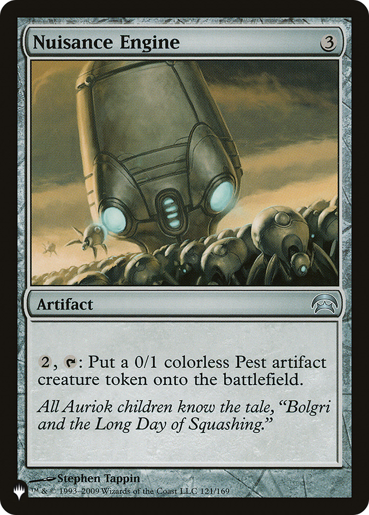 Nuisance Engine (LIST-HOP-121) [Mystery Booster] The List MTG Single Wizards of the Coast