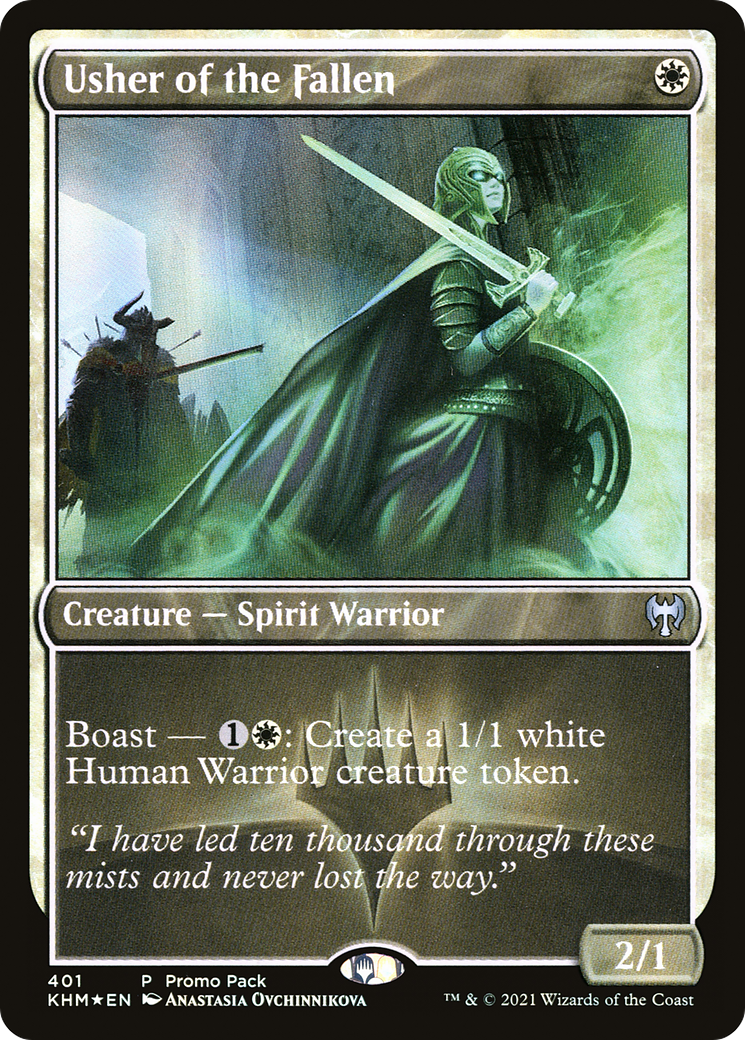 Usher of the Fallen (PPKHM-401) [Kaldheim] Foil MTG Single Wizards of the Coast