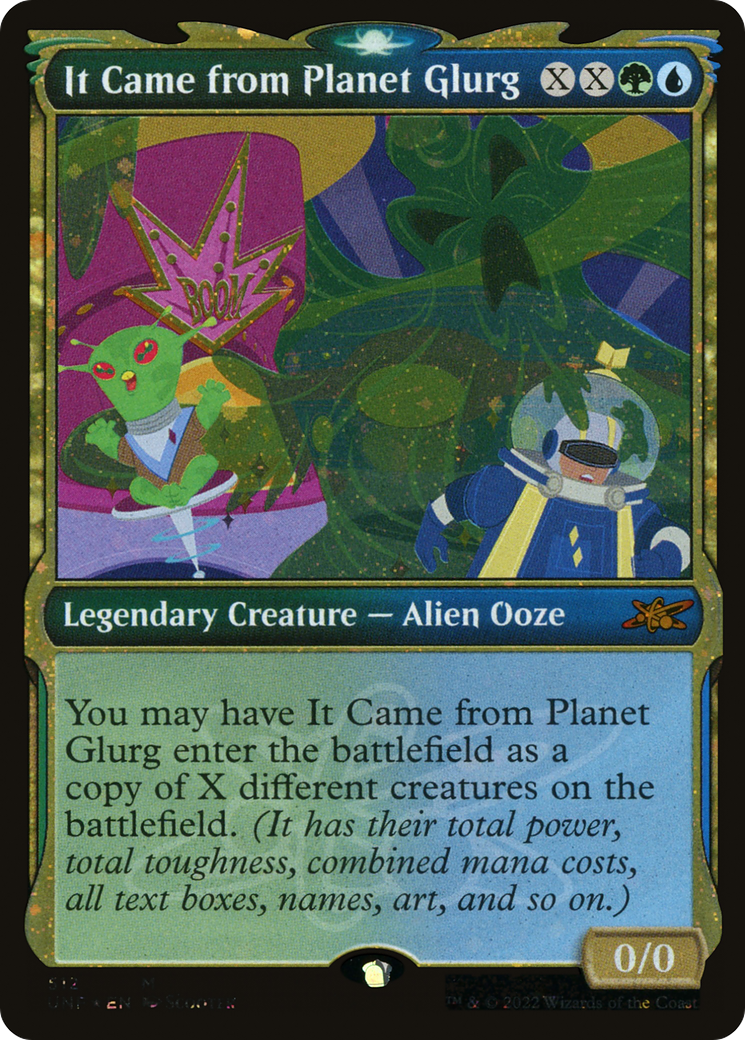 It Came from Planet Glurg (Galaxy Foil) (UNF-512) [Unfinity] (Showcase) Foil MTG Single Wizards of the Coast