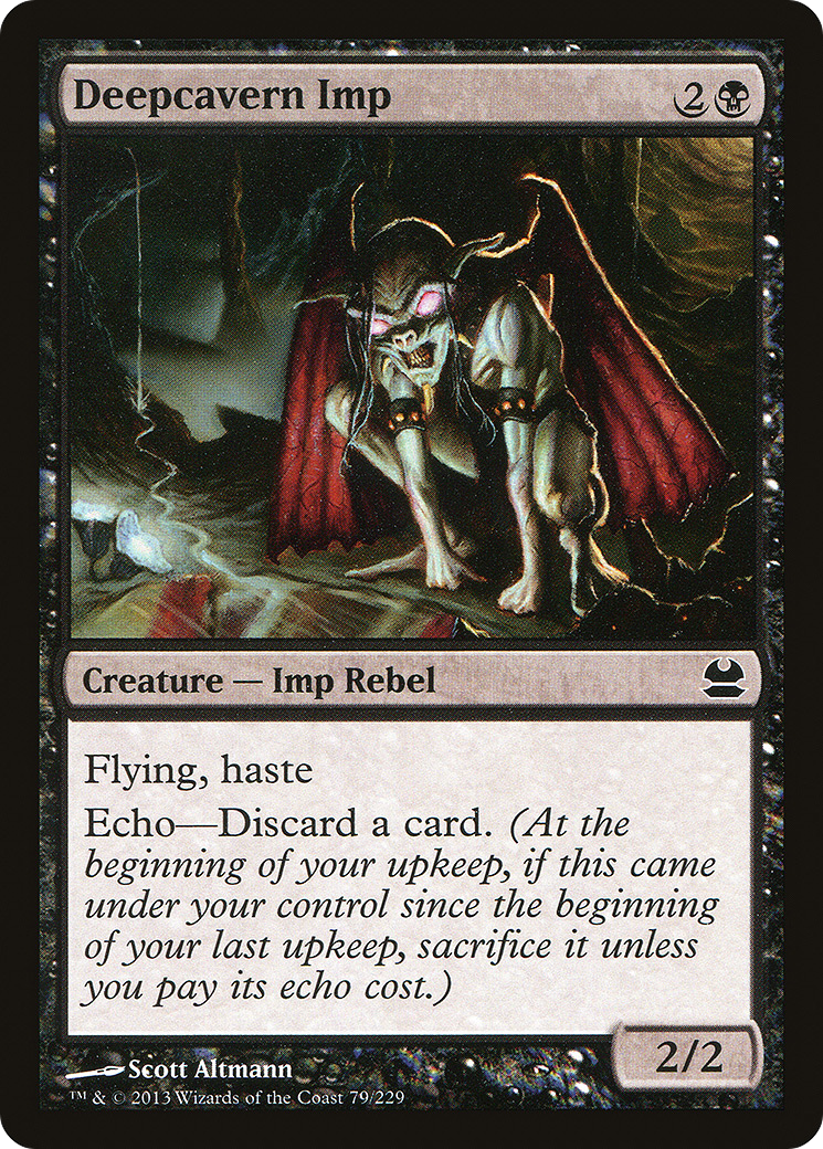 Deepcavern Imp (MMA-079) [Modern Masters] Foil MTG Single Wizards of the Coast