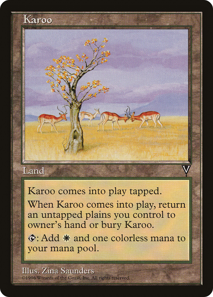 Karoo (VIS-165) [Visions] MTG Single Wizards of the Coast