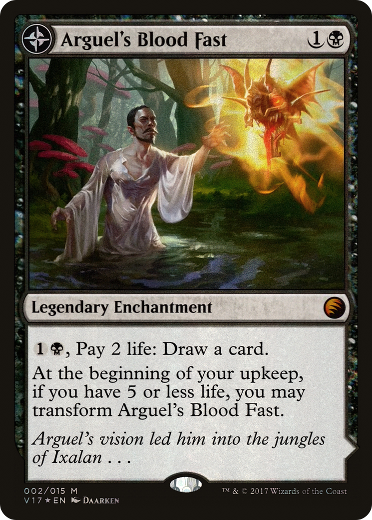Arguel's Blood Fast (V17-002) [Misc] From the Vault: Transform Foil MTG Single Wizards of the Coast