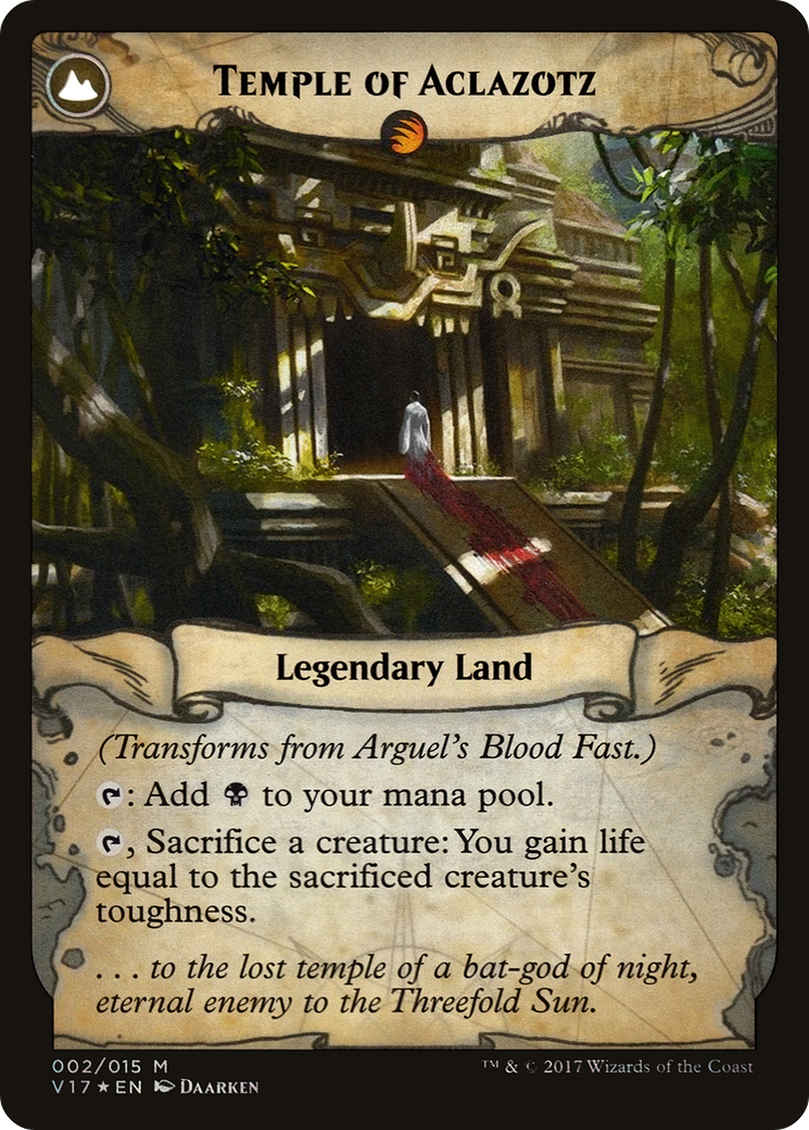 Arguel's Blood Fast (V17-002) [Misc] From the Vault: Transform Foil MTG Single Wizards of the Coast