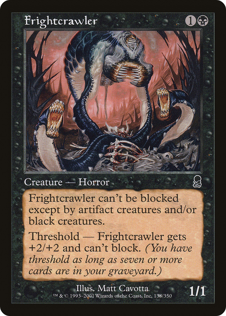 Frightcrawler (ODY-138) [Odyssey] Foil MTG Single Wizards of the Coast