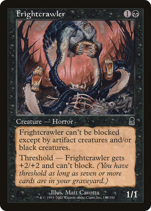 Frightcrawler (ODY-138) [Odyssey] Foil MTG Single Wizards of the Coast